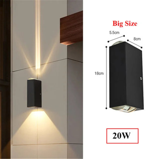 Elegant Rectangular Accent Outdoor Wall Light