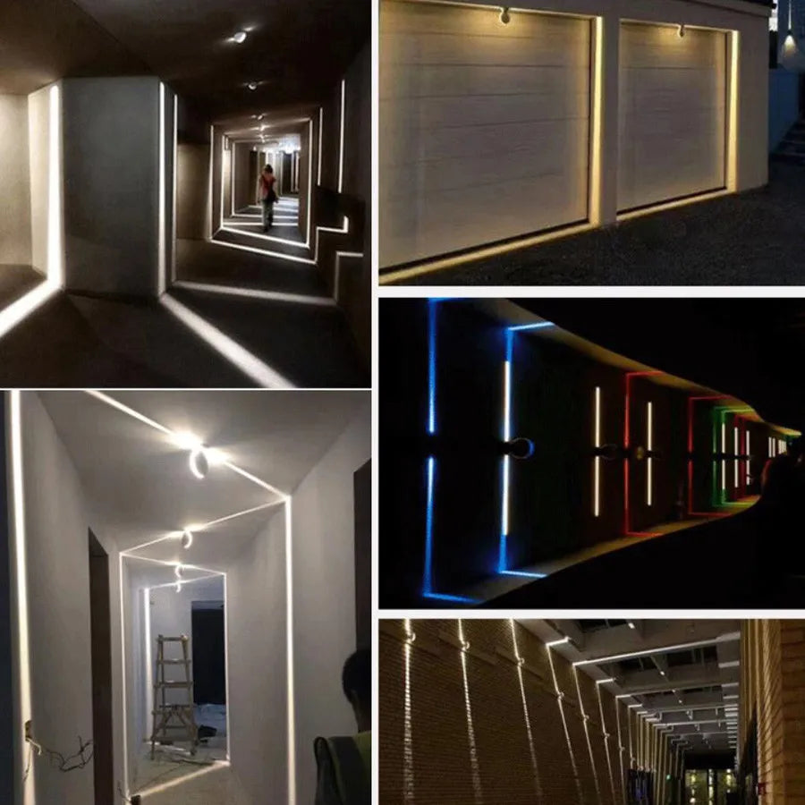 Futuristic Window Wall Light