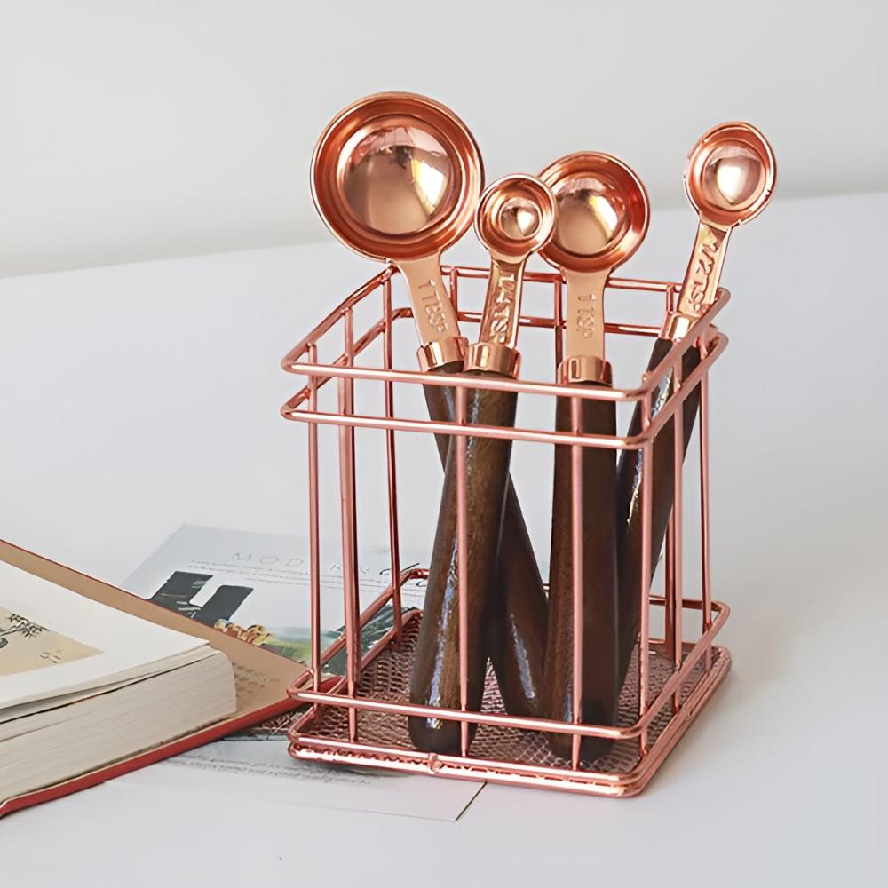 Premium Copper Ergonomic Measuring Set