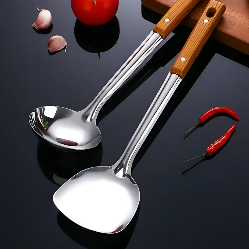 5-Piece Classic Stainless Steel Kitchen Utensil Set