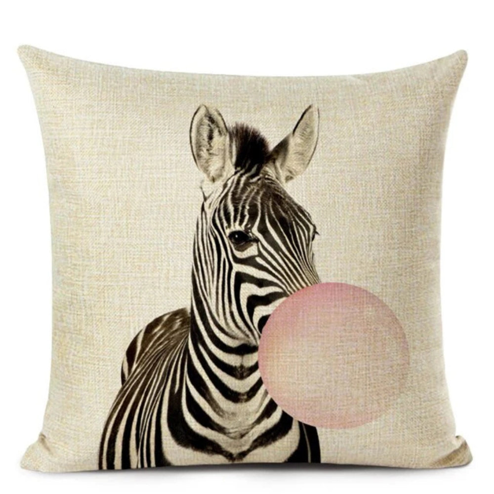 Animal Gum Pop Cushion Covers