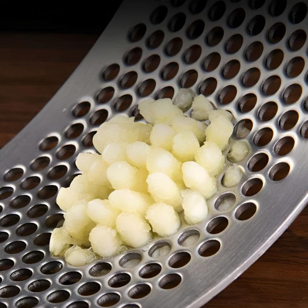 Premium Manual Stainless Steel Garlic Press Crusher