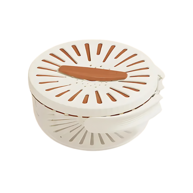 Multipurpose Drainer & Colander with Protective Lid | 2-in-1 Convenience
