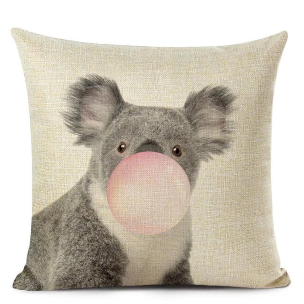 Animal Gum Pop Cushion Covers