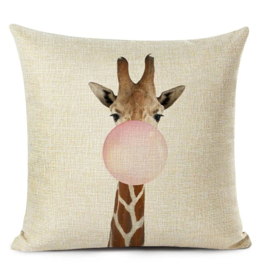Animal Gum Pop Cushion Covers