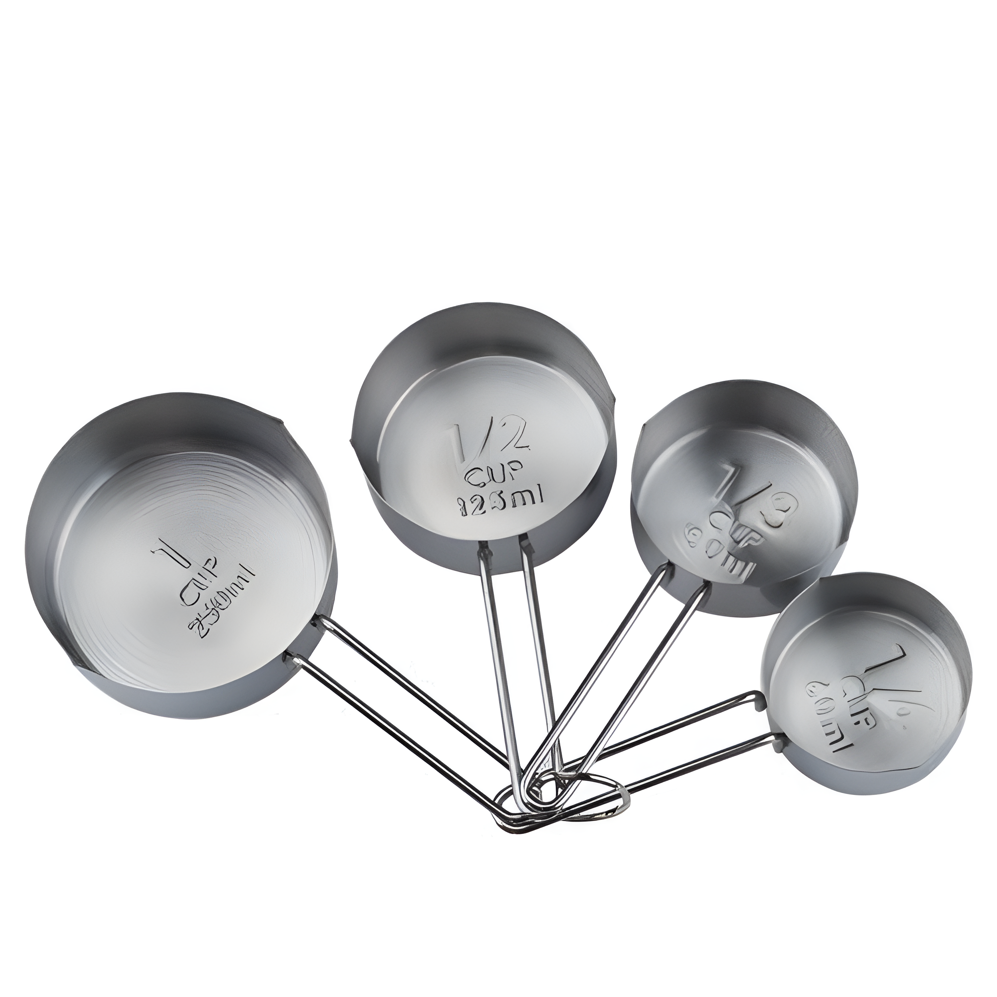 Premium Luxe Stainless Steel Measuring Cup | 4-Piece Set