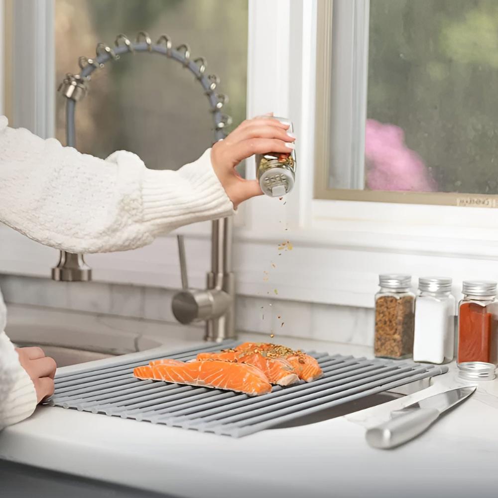 Collapsible Premium Stainless Steel Dish Drying Rack
