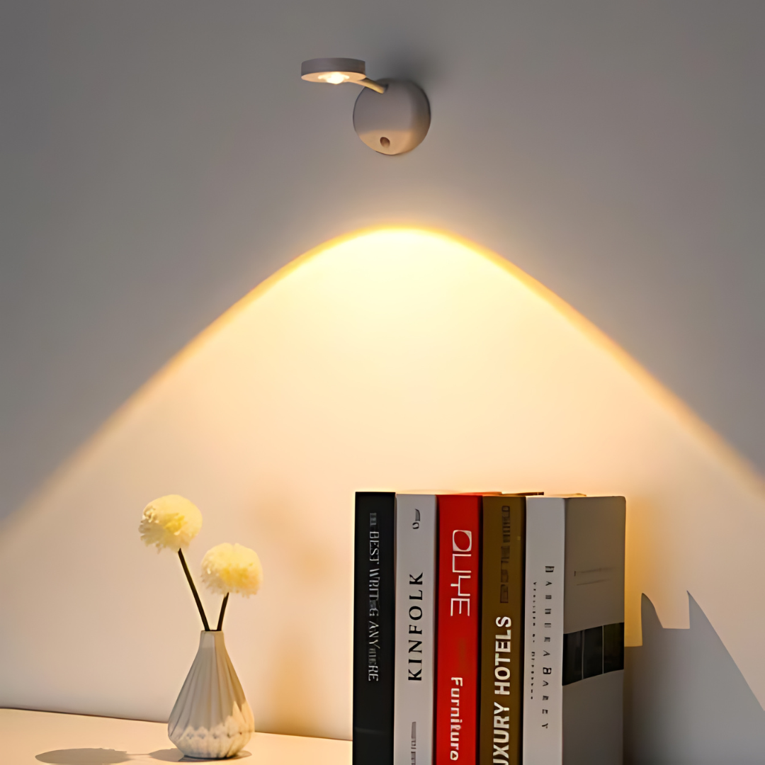 Smart 360° Rotating Motion-Activated LED Spotlight