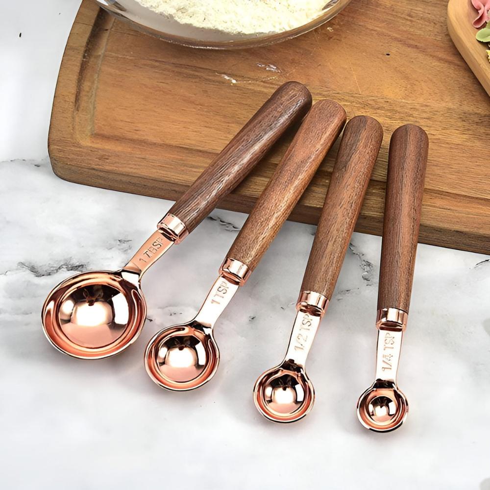 Premium Copper Ergonomic Measuring Set
