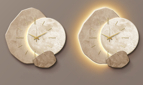 Luna Luminescence | Scandinavian Illuminating Wall Clock