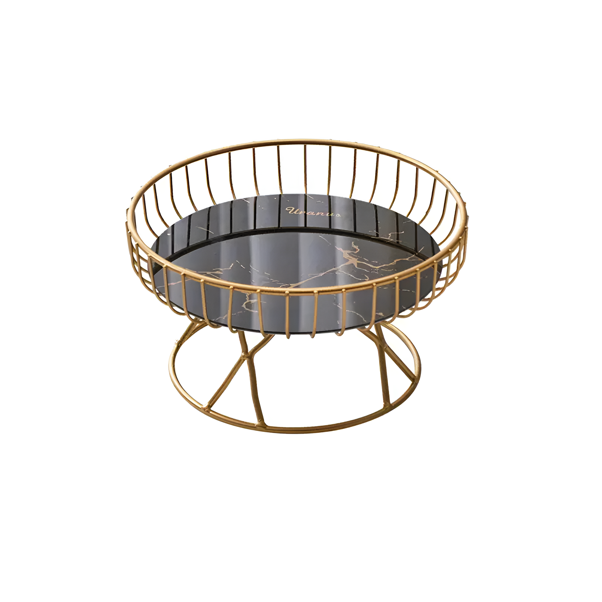 Modern Ceramic Marble-Style Serving Tray