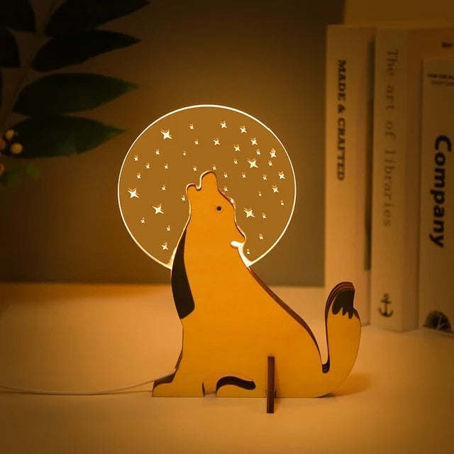 Artistic Animal LED Table Lamp
