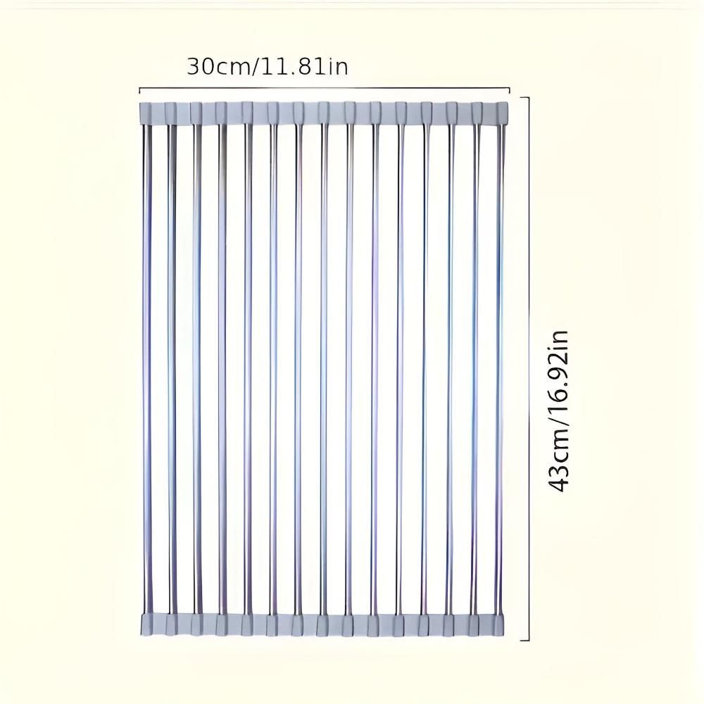 Collapsible Premium Stainless Steel Dish Drying Rack