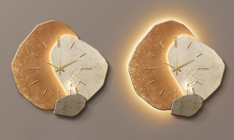 Luna Luminescence | Scandinavian Illuminating Wall Clock