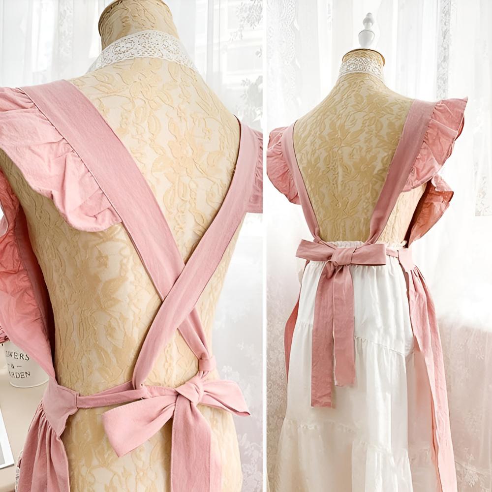 Dainty Chic Ruffle Apron for Women