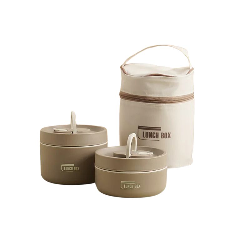 Premium Leak-Proof Stainless Steel Lunch Box Set
