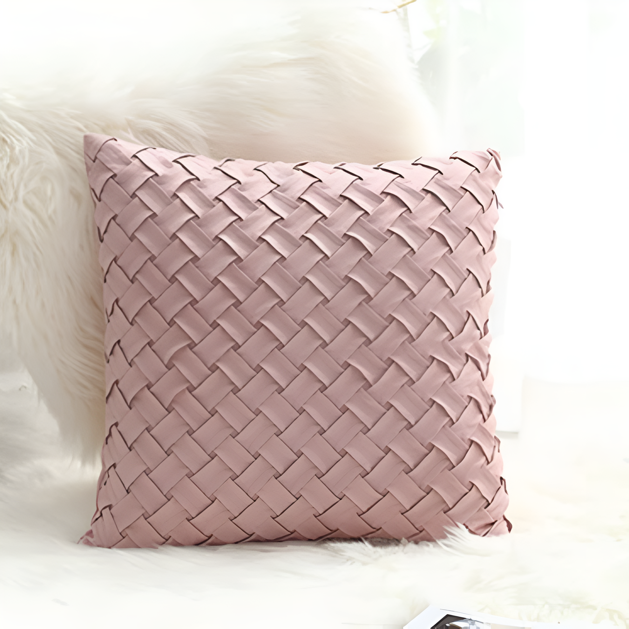 Luxe Basket Weave Cushion Covers