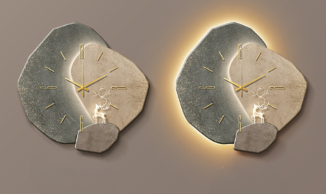 Luna Luminescence | Scandinavian Illuminating Wall Clock