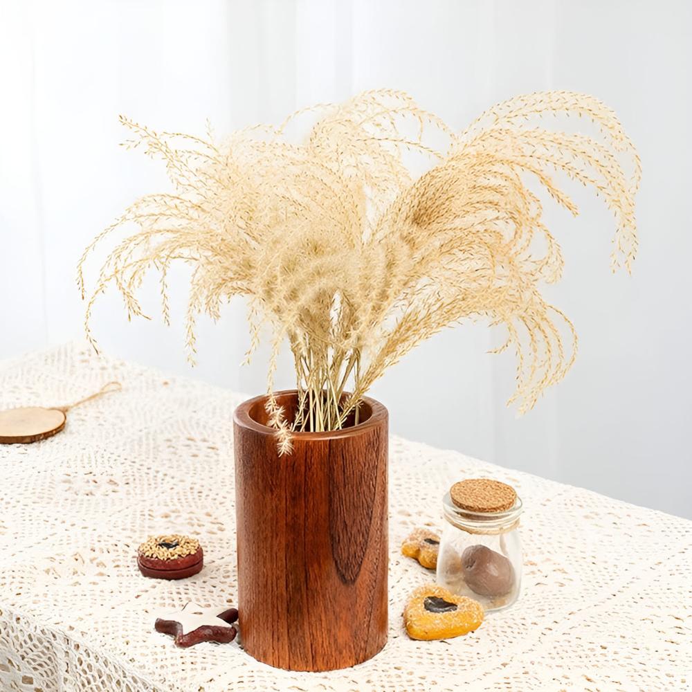 Eco-Friendly Natural Wooden Kitchen Utensil Holder