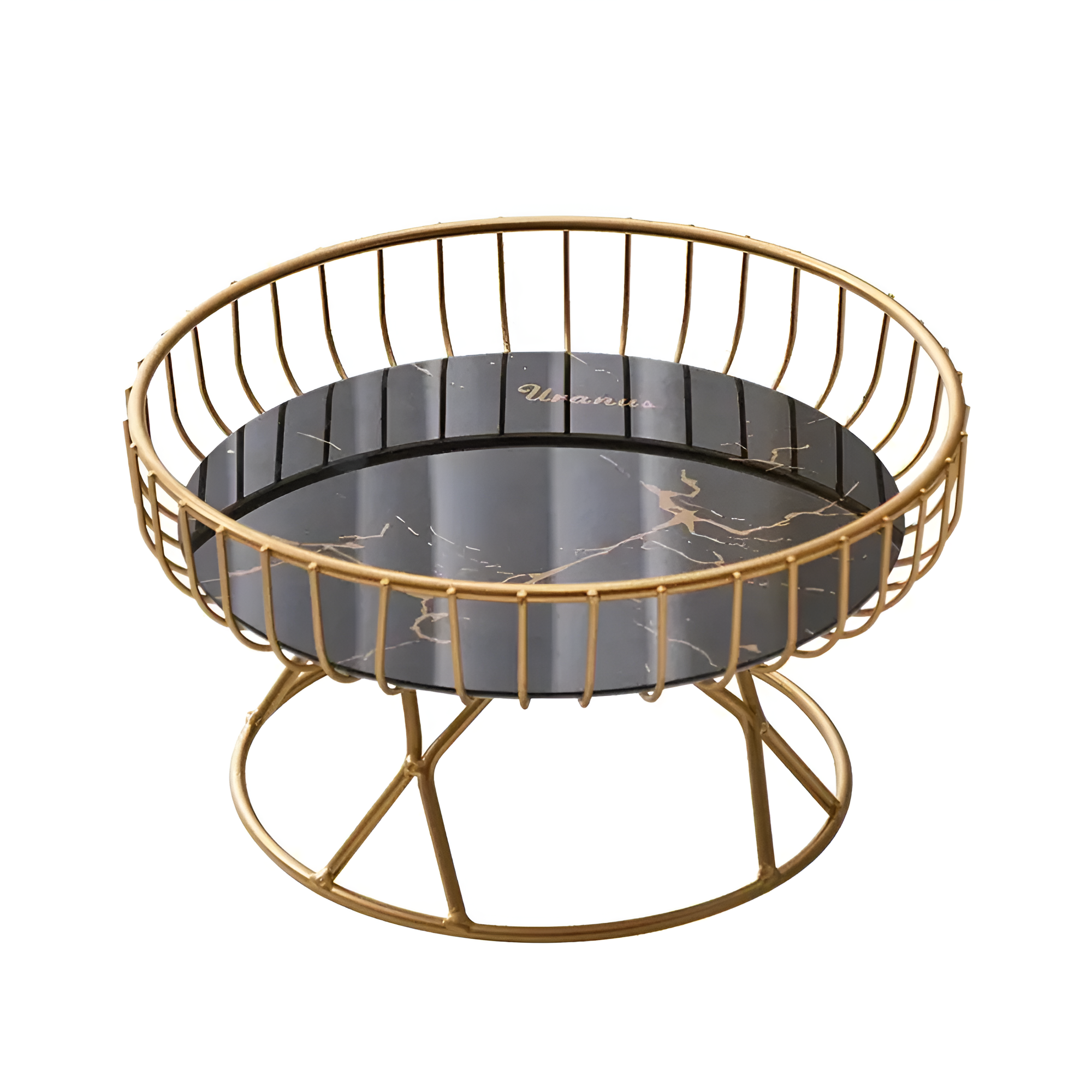 Modern Ceramic Marble-Style Serving Tray