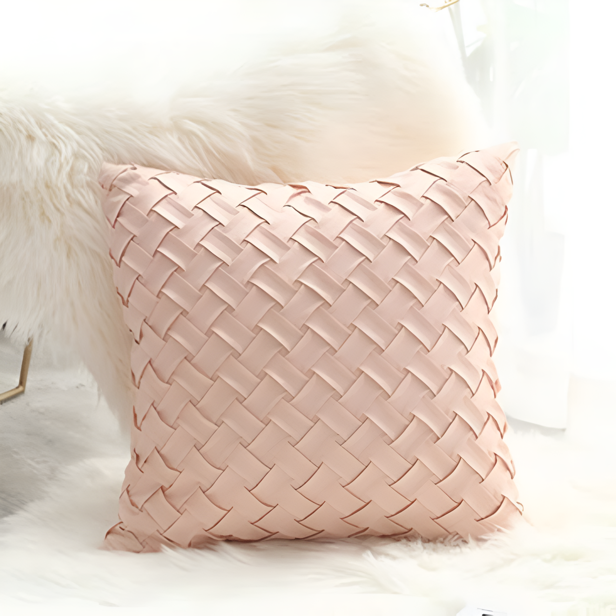 Luxe Basket Weave Cushion Covers