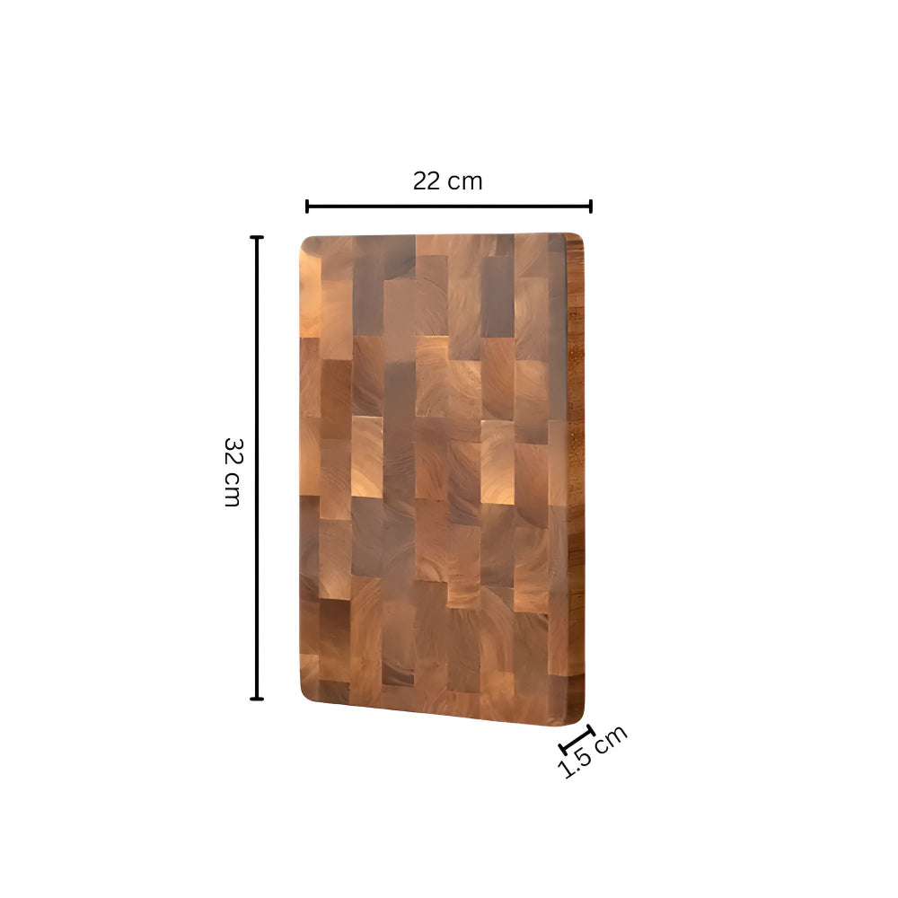 Rustic Gridwood Cutting Board