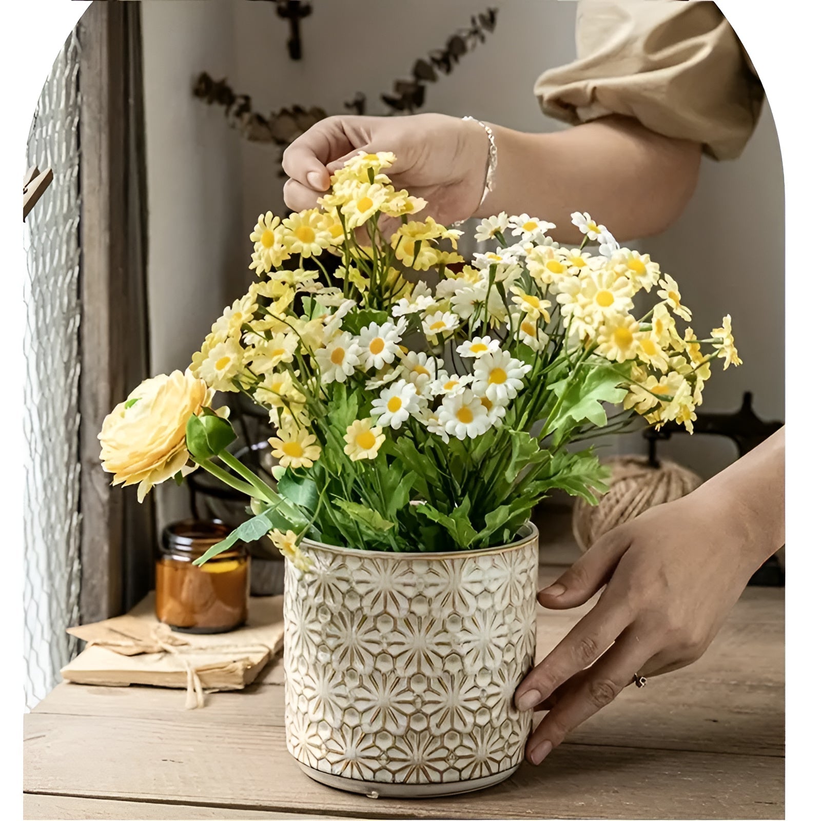 Artisan Ceramic Utensil Holder