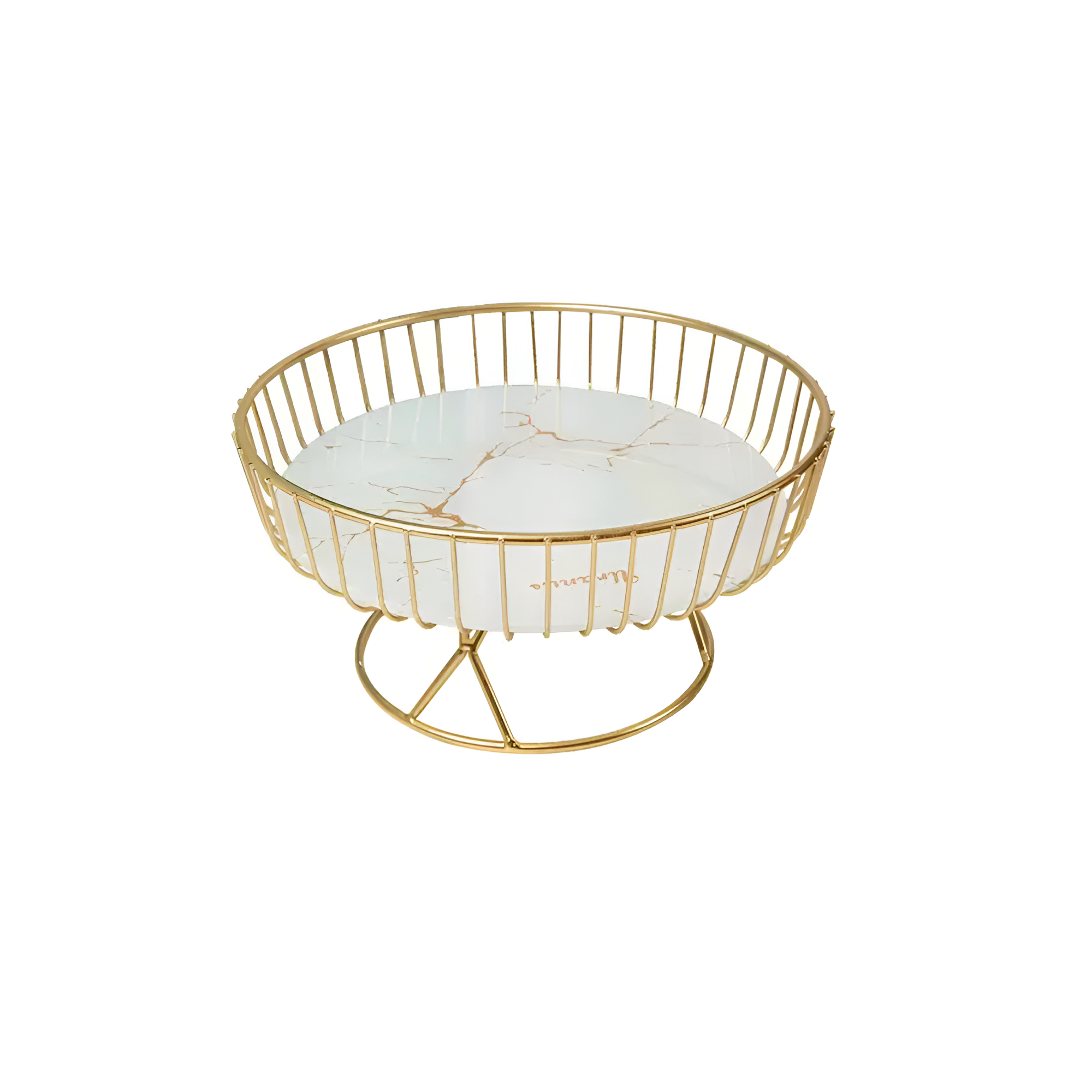 Modern Ceramic Marble-Style Serving Tray