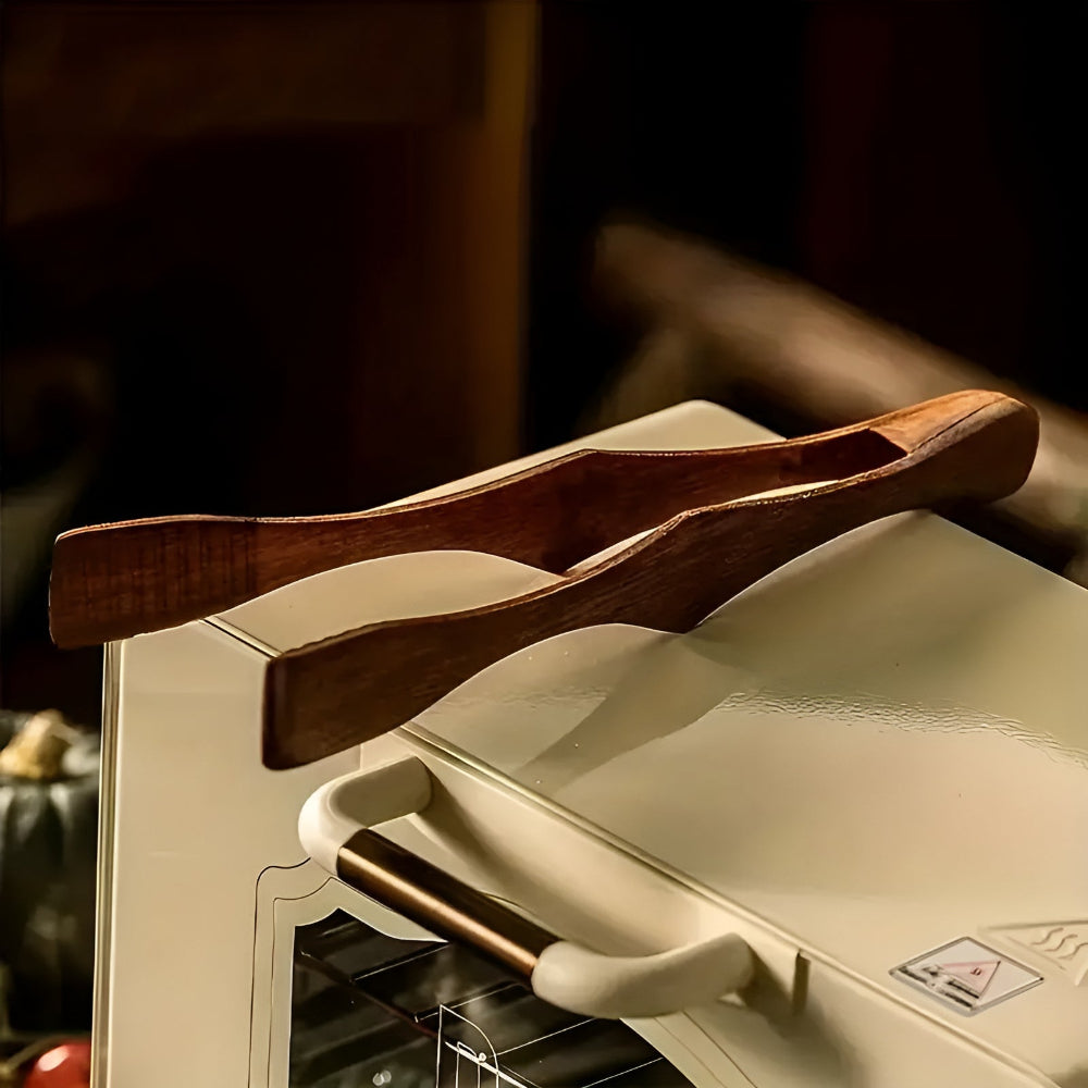 Premium Ergonomic Natural Wooden Tong