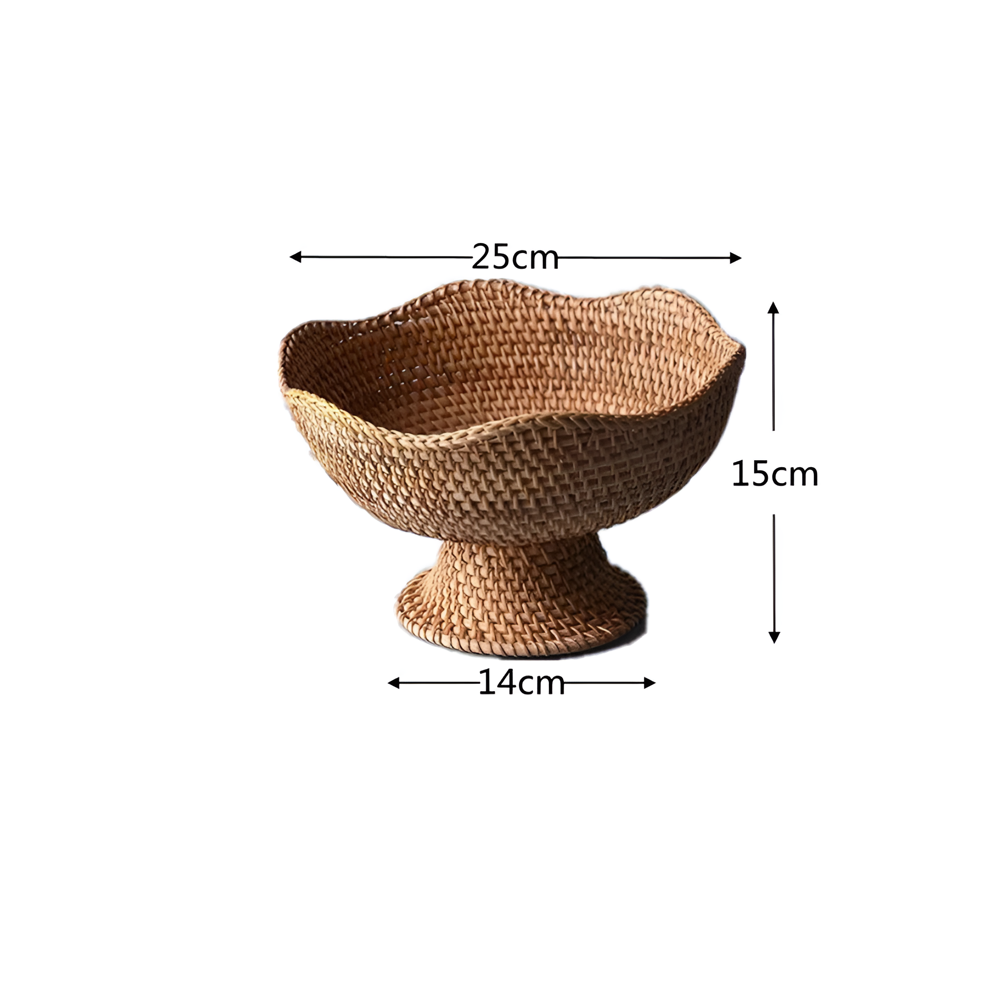 Premium Rustic Hand Woven Fruit Basket