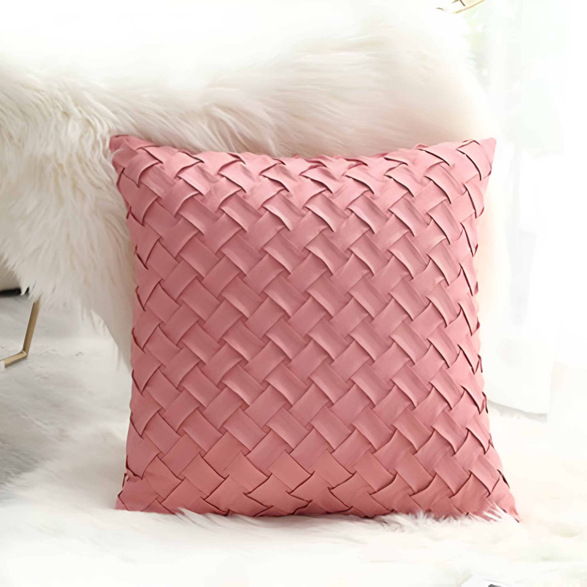 Luxe Basket Weave Cushion Covers
