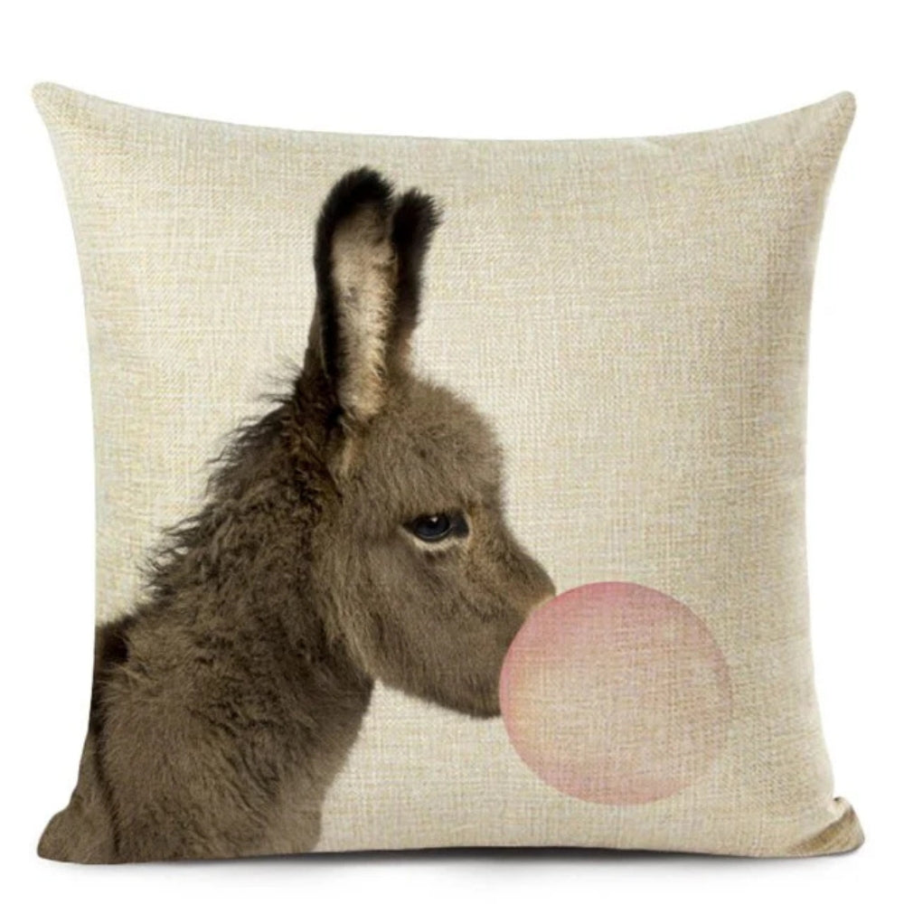 Animal Gum Pop Cushion Covers