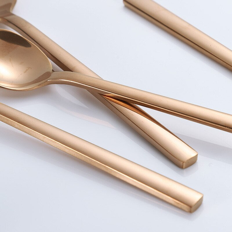 Modern Luxe Cutlery Utensil Set | 30-Piece
