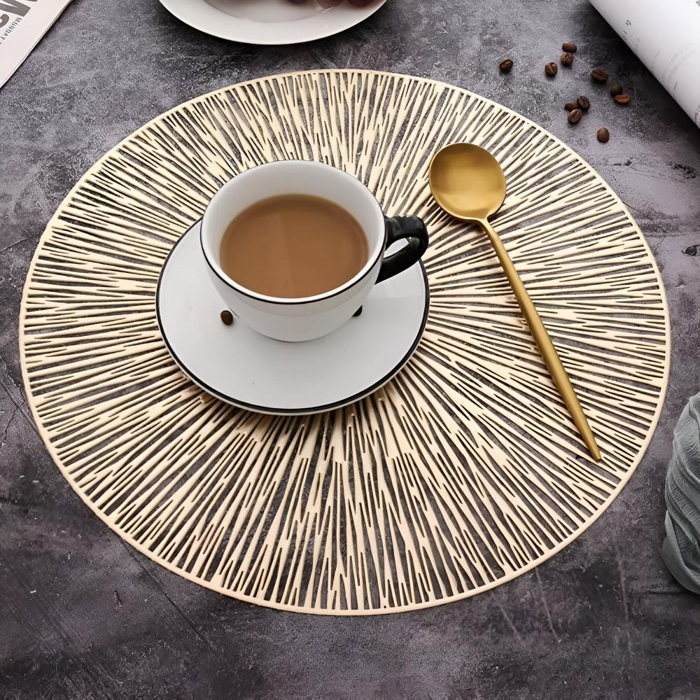 Decorative Metallic Table Mat