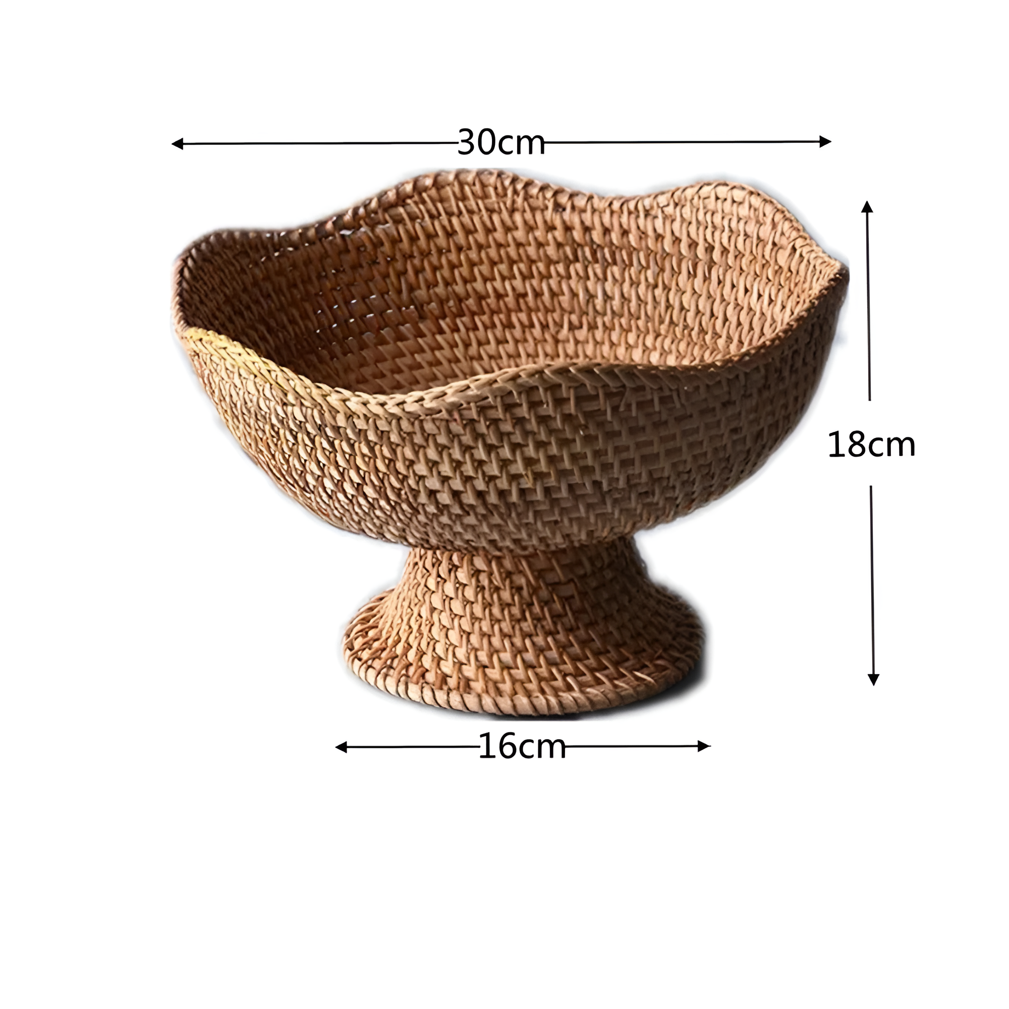 Premium Rustic Hand Woven Fruit Basket