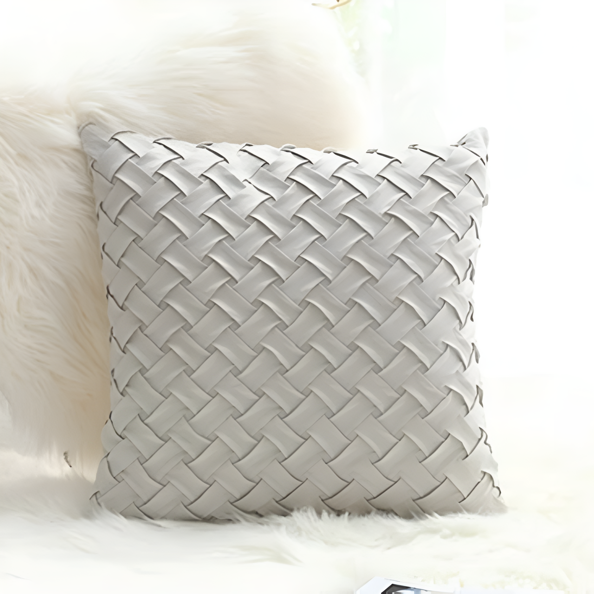 Luxe Basket Weave Cushion Covers