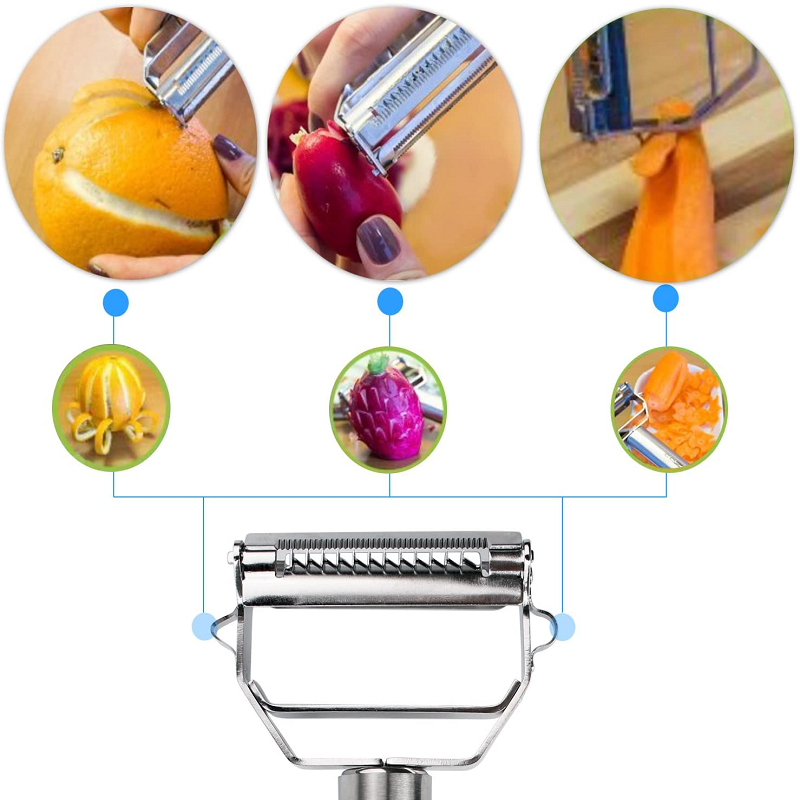 Modern Multifunction Stainless Steel Vegetable Peeler