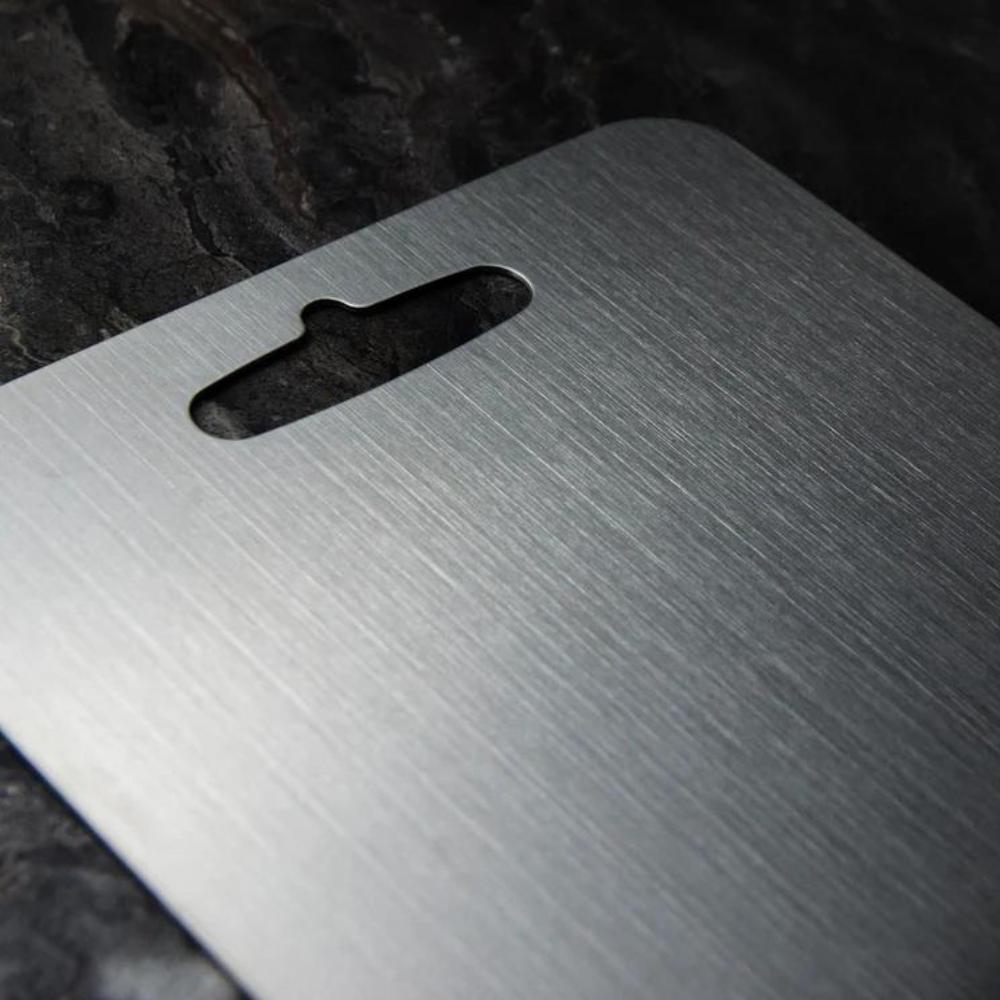 Premium Stainless Steel Heavy-Duty Cutting Board