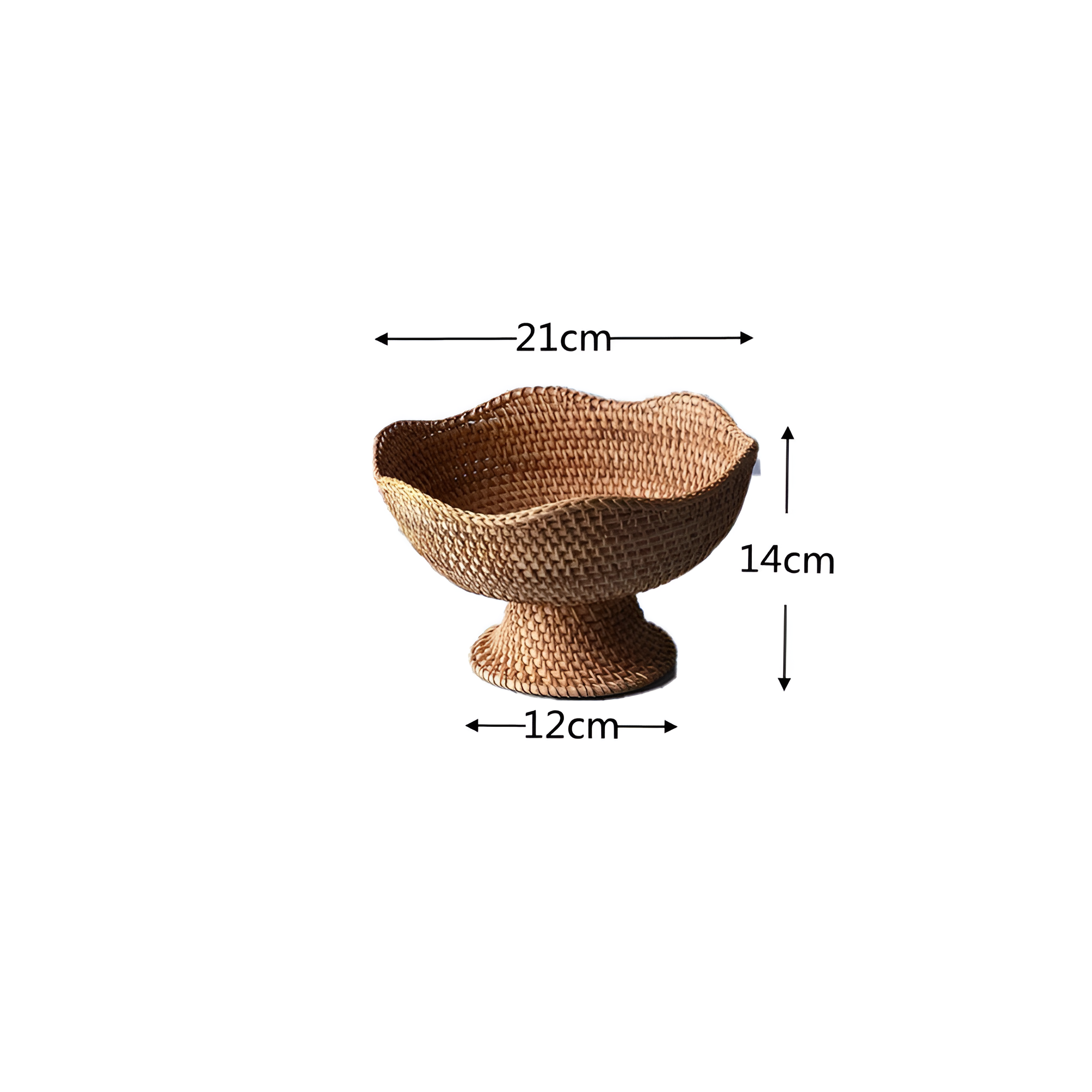 Premium Rustic Hand Woven Fruit Basket