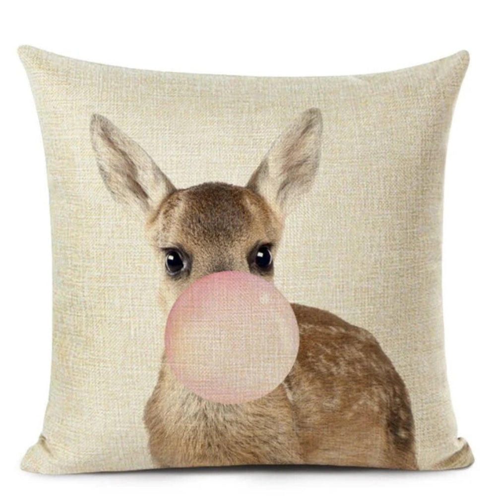 Animal Gum Pop Cushion Covers