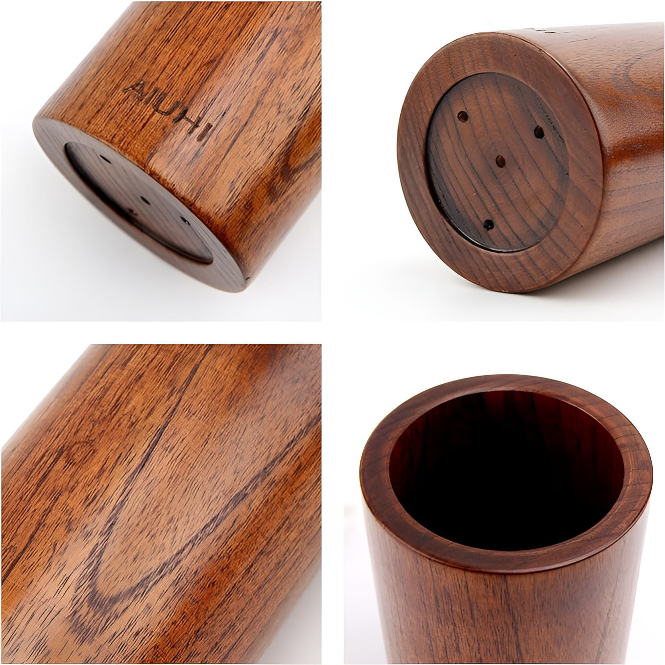 Eco-Friendly Natural Wooden Kitchen Utensil Holder