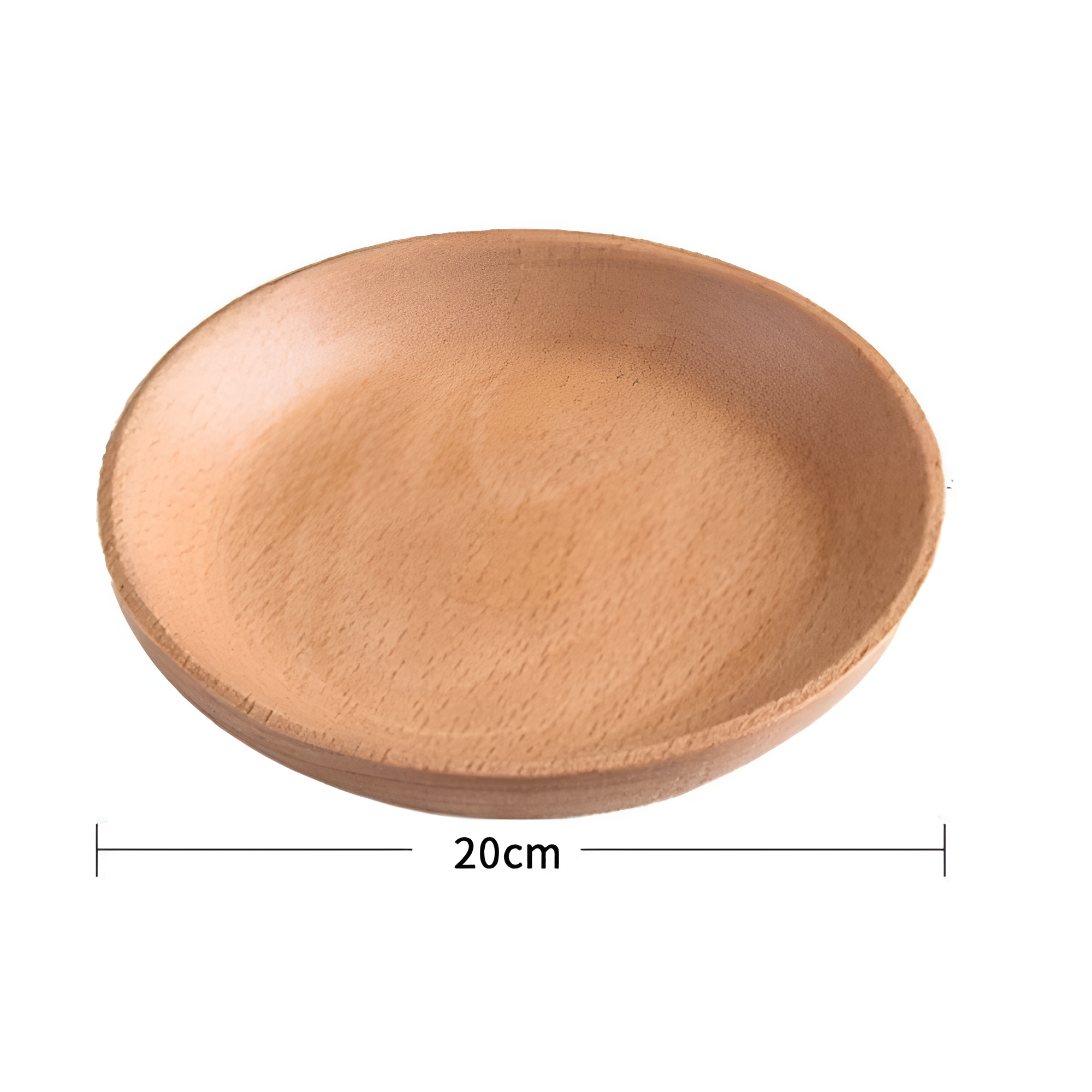 Signature Walnut Luxe Handcrafted Wood Plate