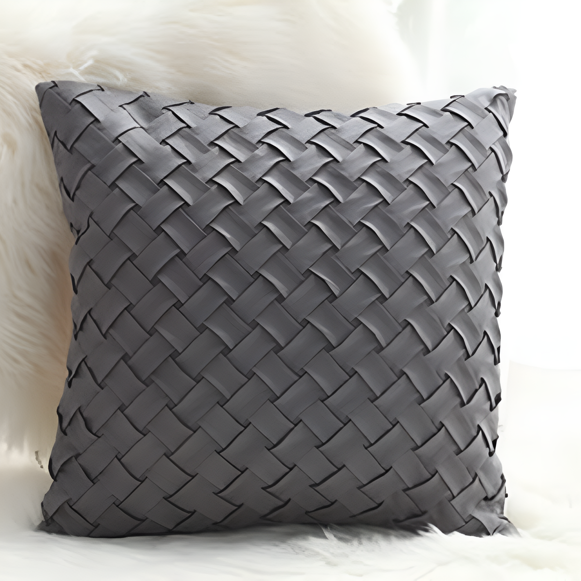 Luxe Basket Weave Cushion Covers
