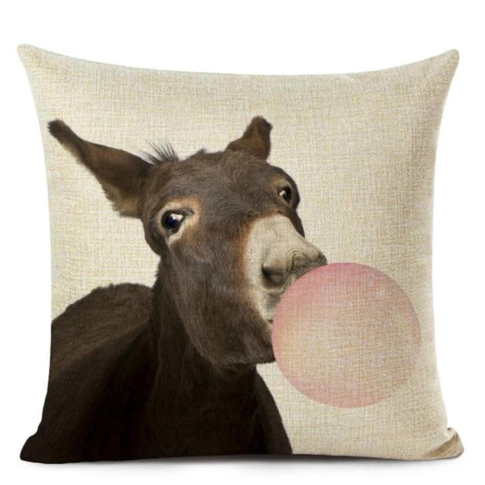 Animal Gum Pop Cushion Covers