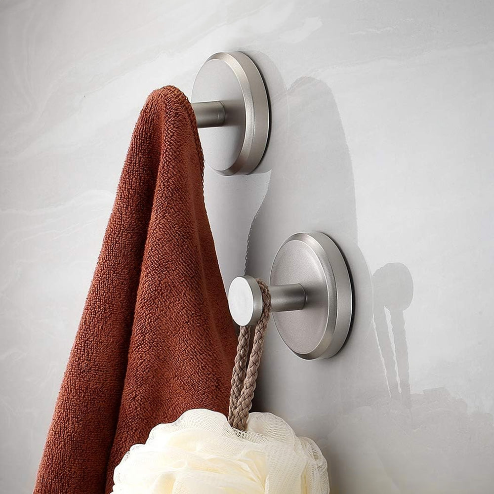 Premium Suction Cup Hooks for Bathroom | 2-Piece