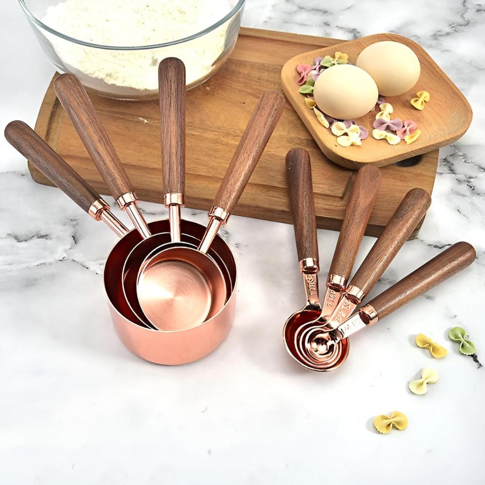 Premium Copper Ergonomic Measuring Set
