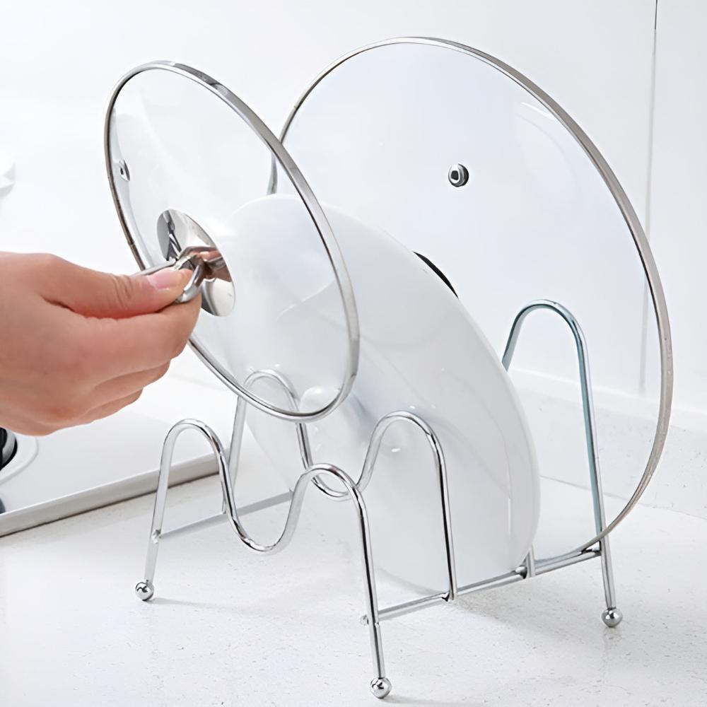Premium Tiered Pot Lid Holder Rack