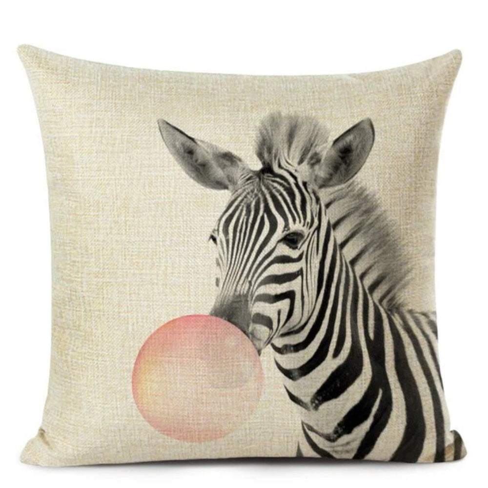 Animal Gum Pop Cushion Covers