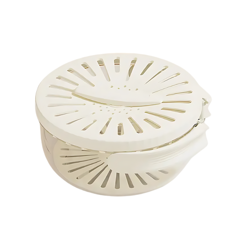 Multipurpose Drainer & Colander with Protective Lid | 2-in-1 Convenience