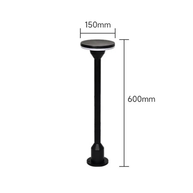 Minimalist Solar-Powered Pathway Light